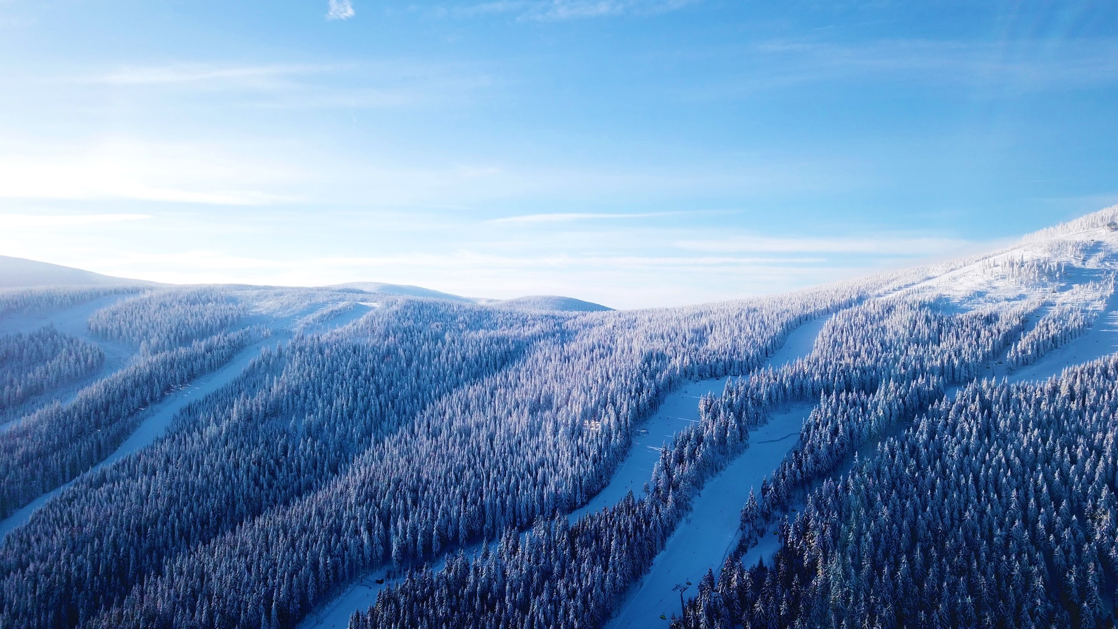 Czarna Góra Resort latem z lotu ptaka
